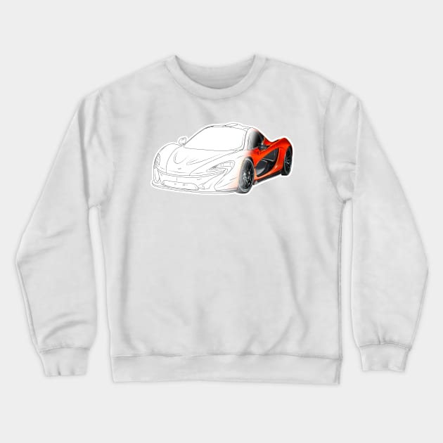 Fast and Furious McLaren P1 Supercar Crewneck Sweatshirt by 4U2NV-LDN